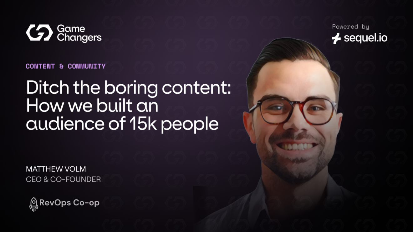 Ditch the boring content: How we built an audience of 15,000 people