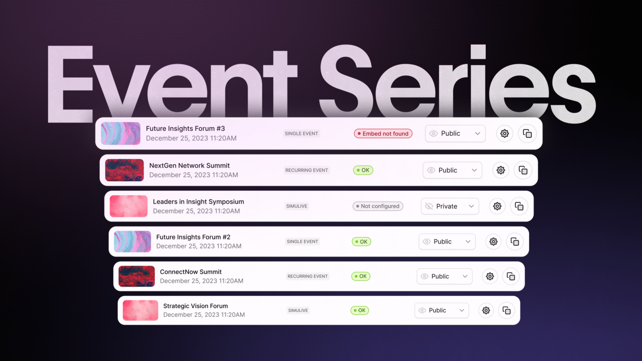 Introducing Event Series