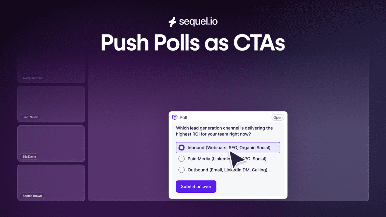 Pop-Up Polls