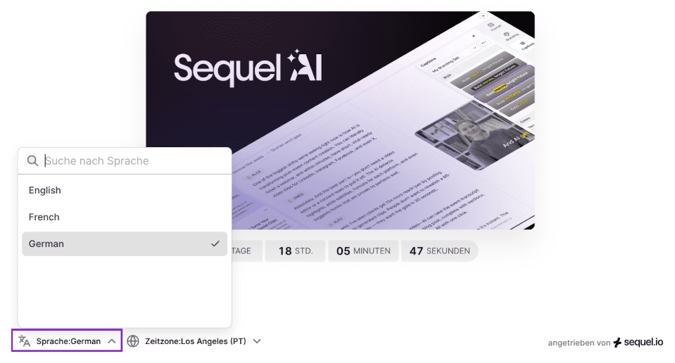 Sequel localization example