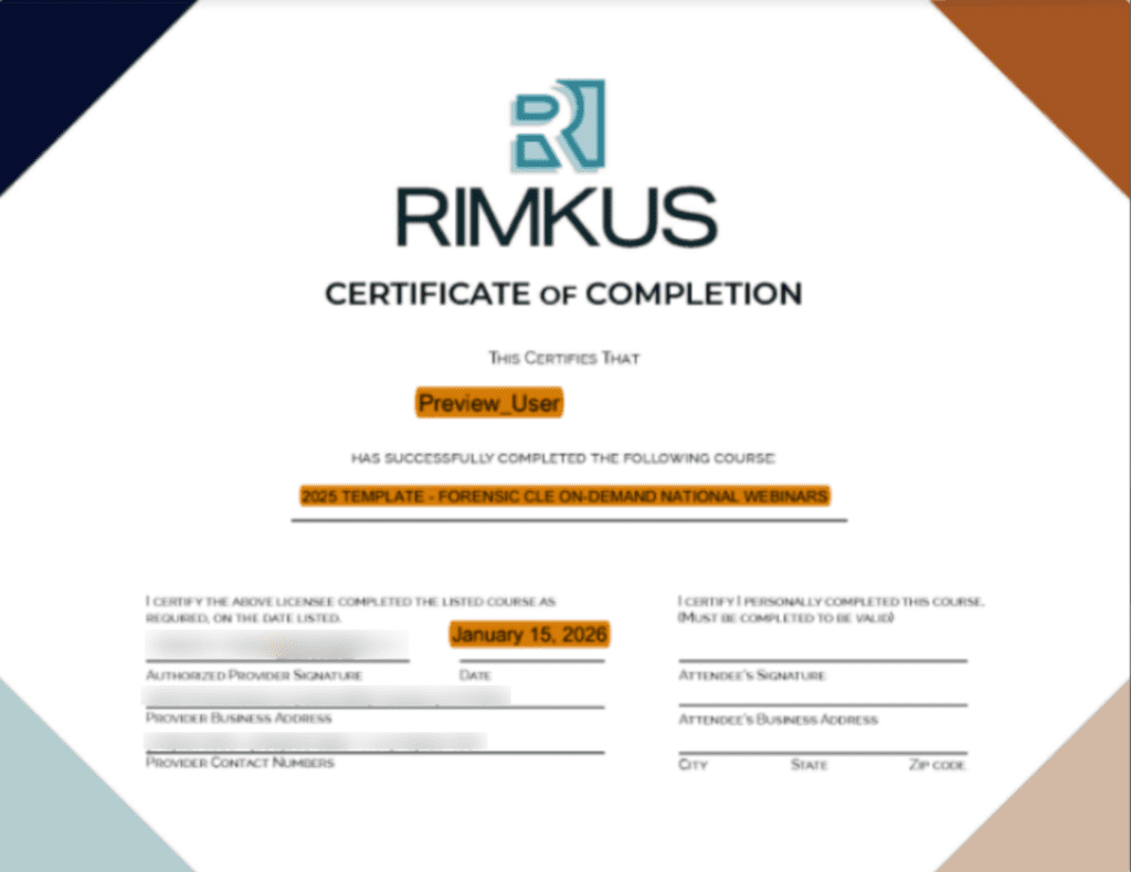 Sequel Certifications