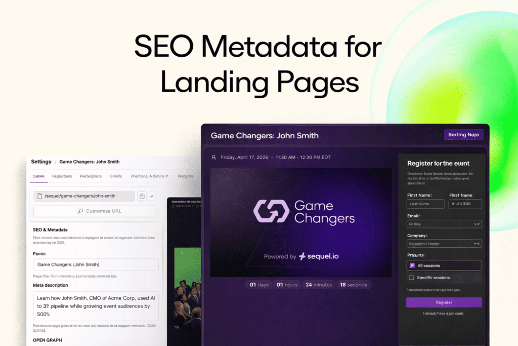 SEO metadata for landing pages in Sequel