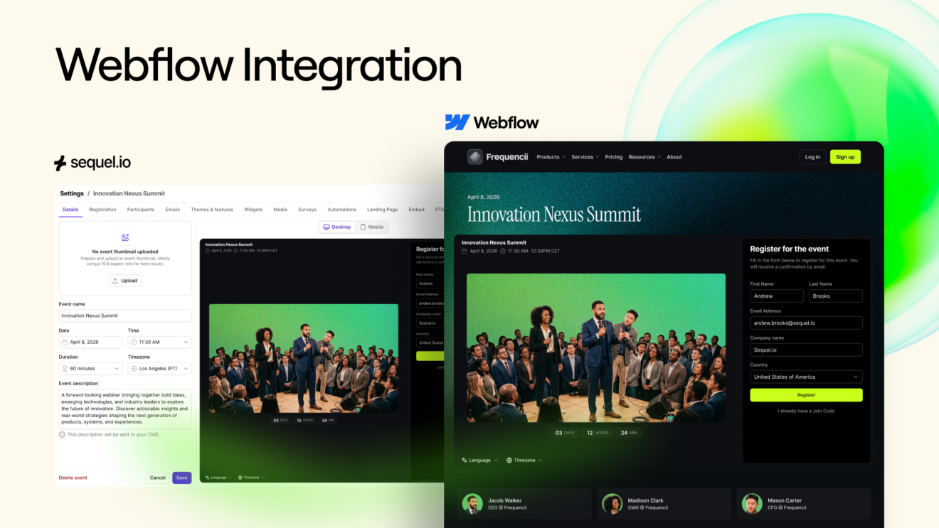 Webflow Integration