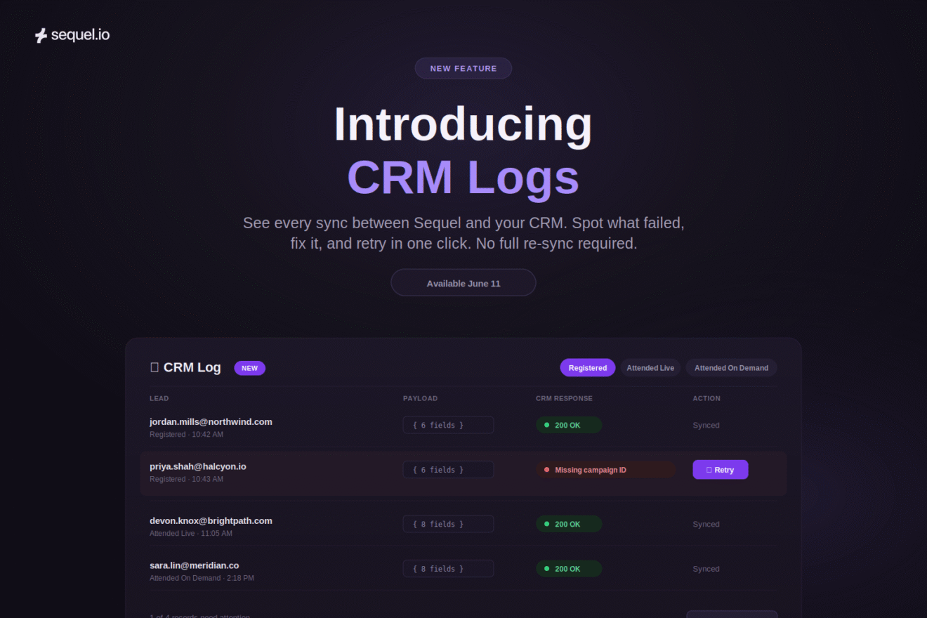 CRM Logs